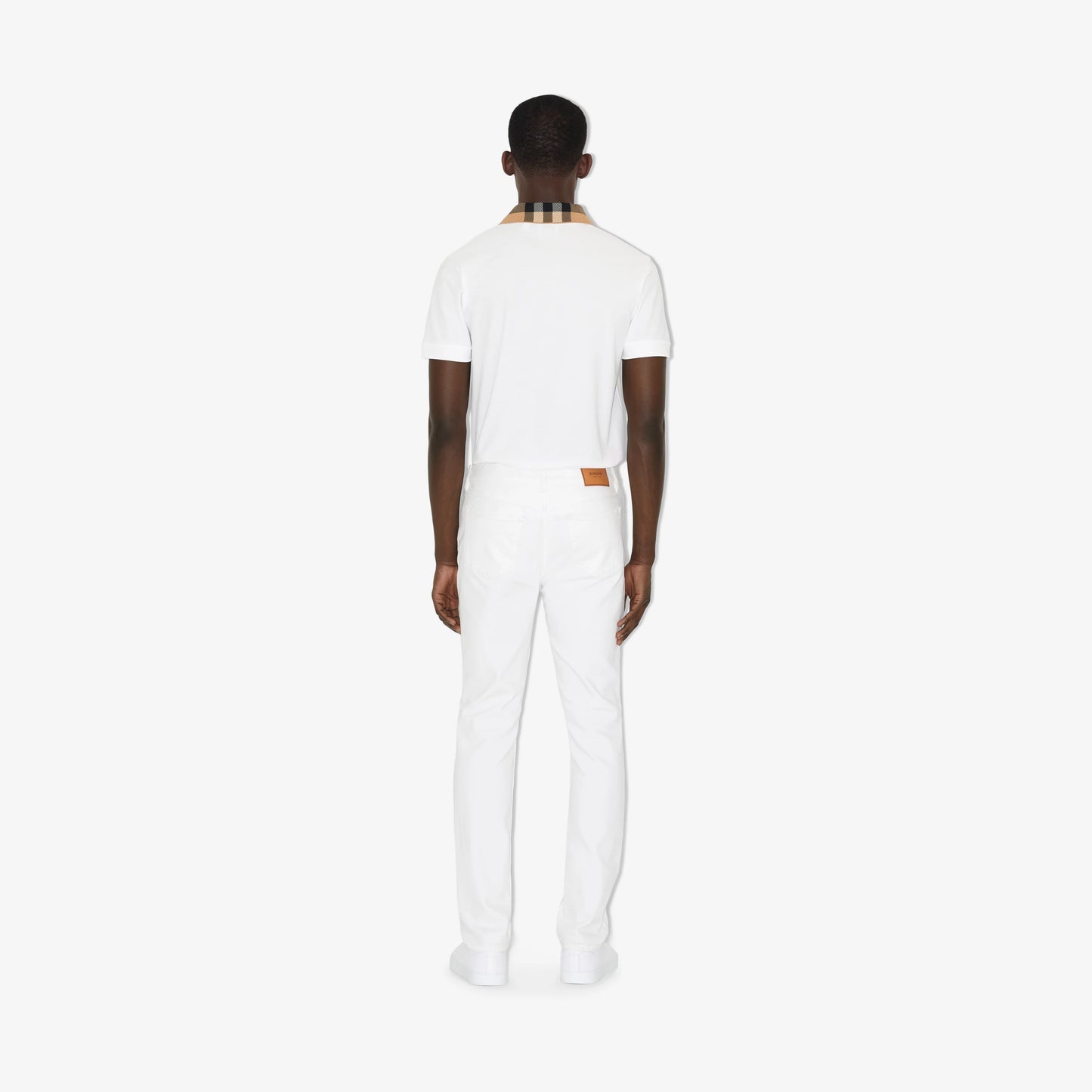 Polo burberry blanc