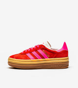 adidas Gazelle Bold Collegiate Red Lucid Pink (Women's)