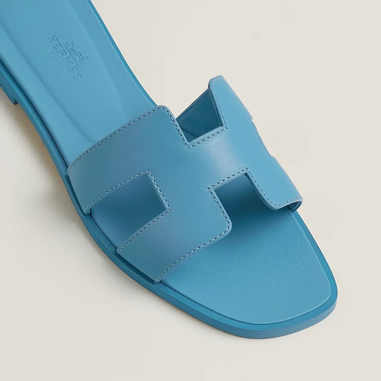 Hermès Sandales Oran - Blue Cameo