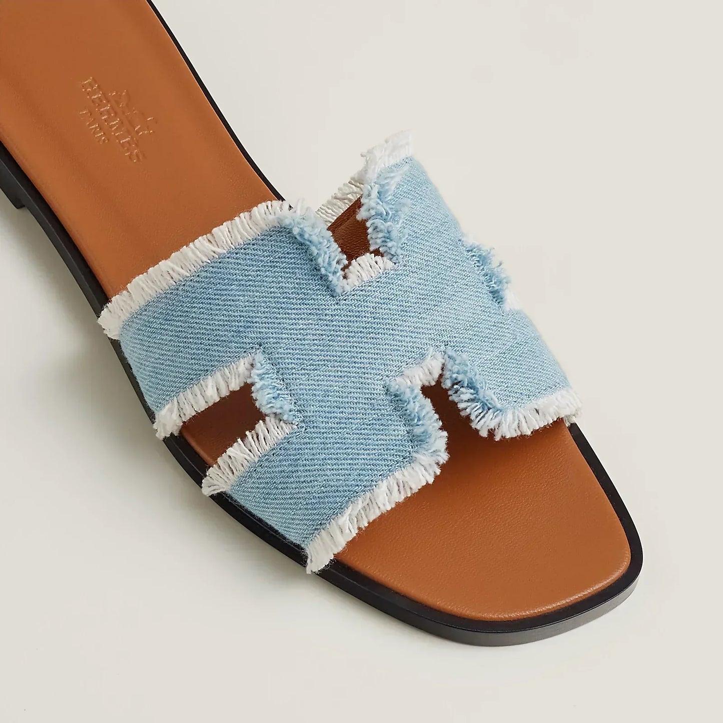 Hermès Sandales Oran - Bleu clair