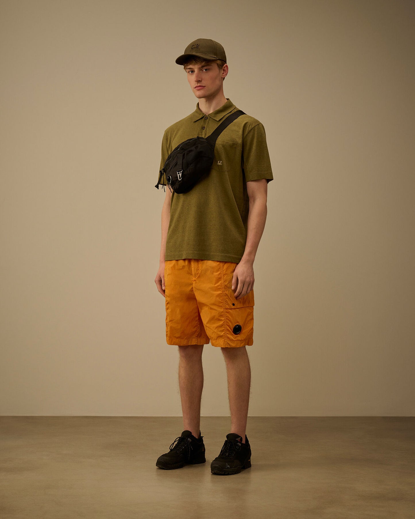 Short cp compagny Moss gray - green