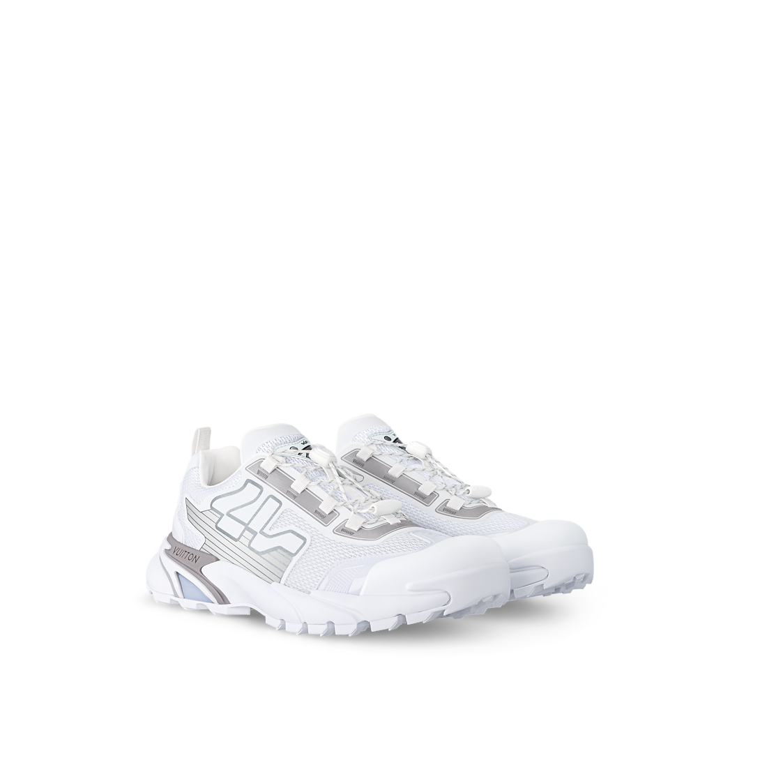 Louis Vuitton LV Runner Tatic Blanc Mesh Bandes Techniques Laçage Rapide