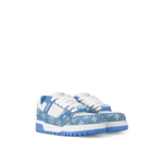 Louis Vuitton LV Trainer Maxi Bleu Denim Monogram Perles