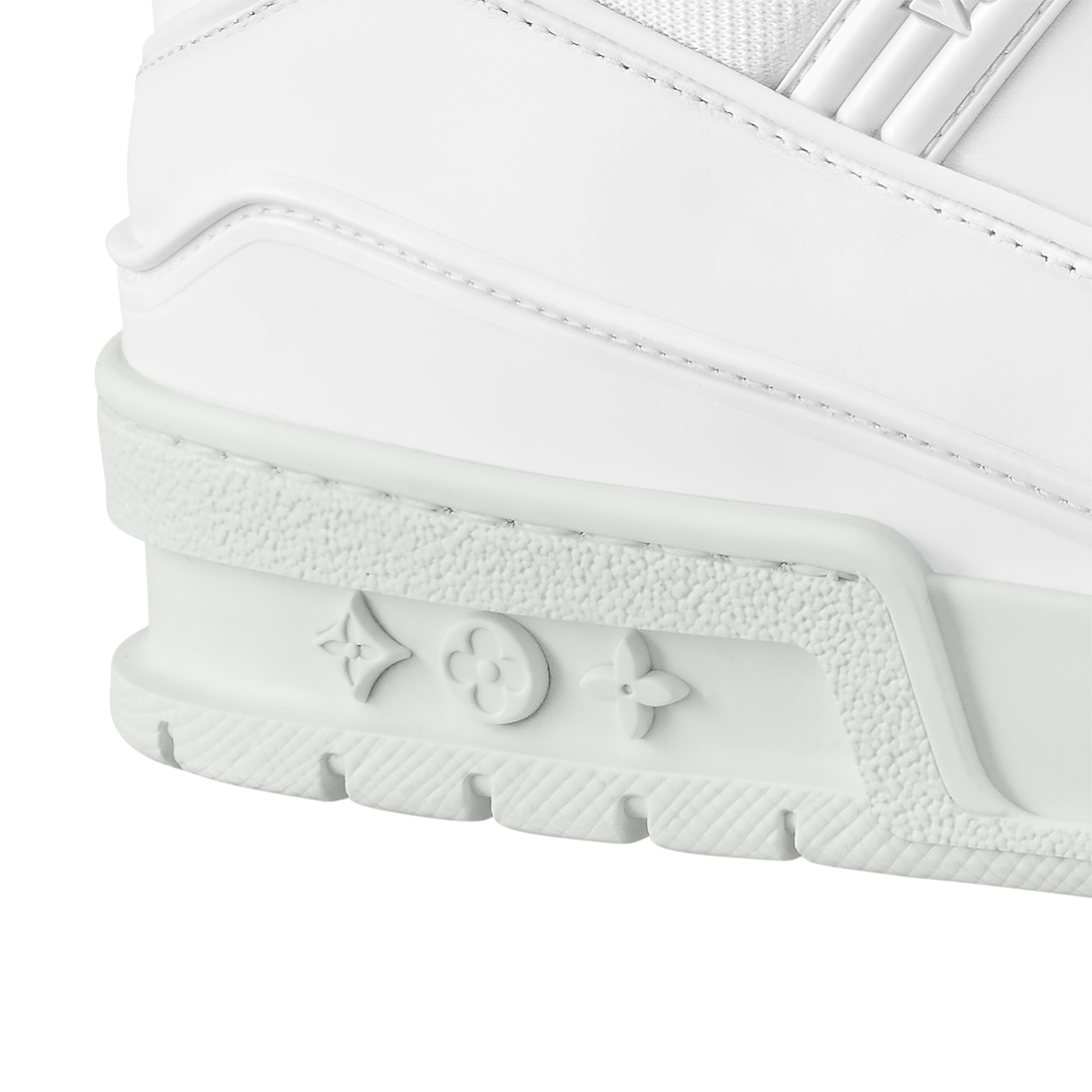 Louis Vuitton LV Trainer Blanc Cuir Collection Rainbow
