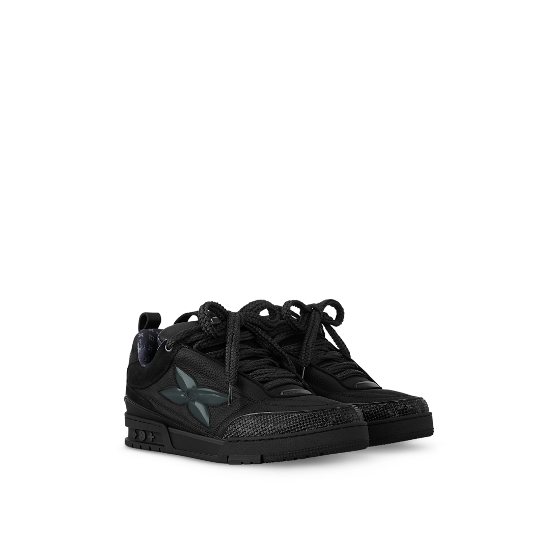 Louis Vuitton LV Skate Noir Cuir Grainé Cheville Oversize