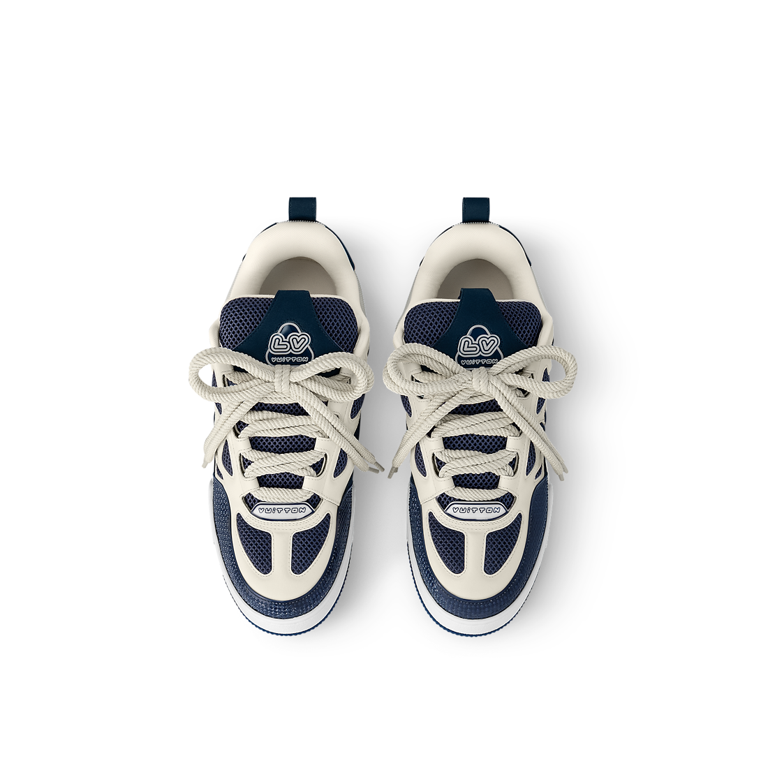 Louis Vuitton LV Skate Monogram Bicolore Bleu Marine Blanc