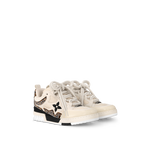 Louis Vuitton LV Skate Noir Beige Léo Cuir Poulain Mesh Studs