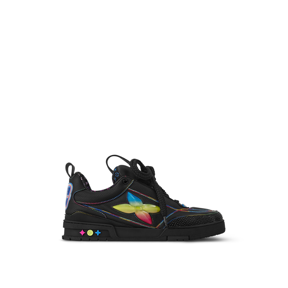 Louis Vuitton LV Skate Noir Cuir Grainé Mini Monogram