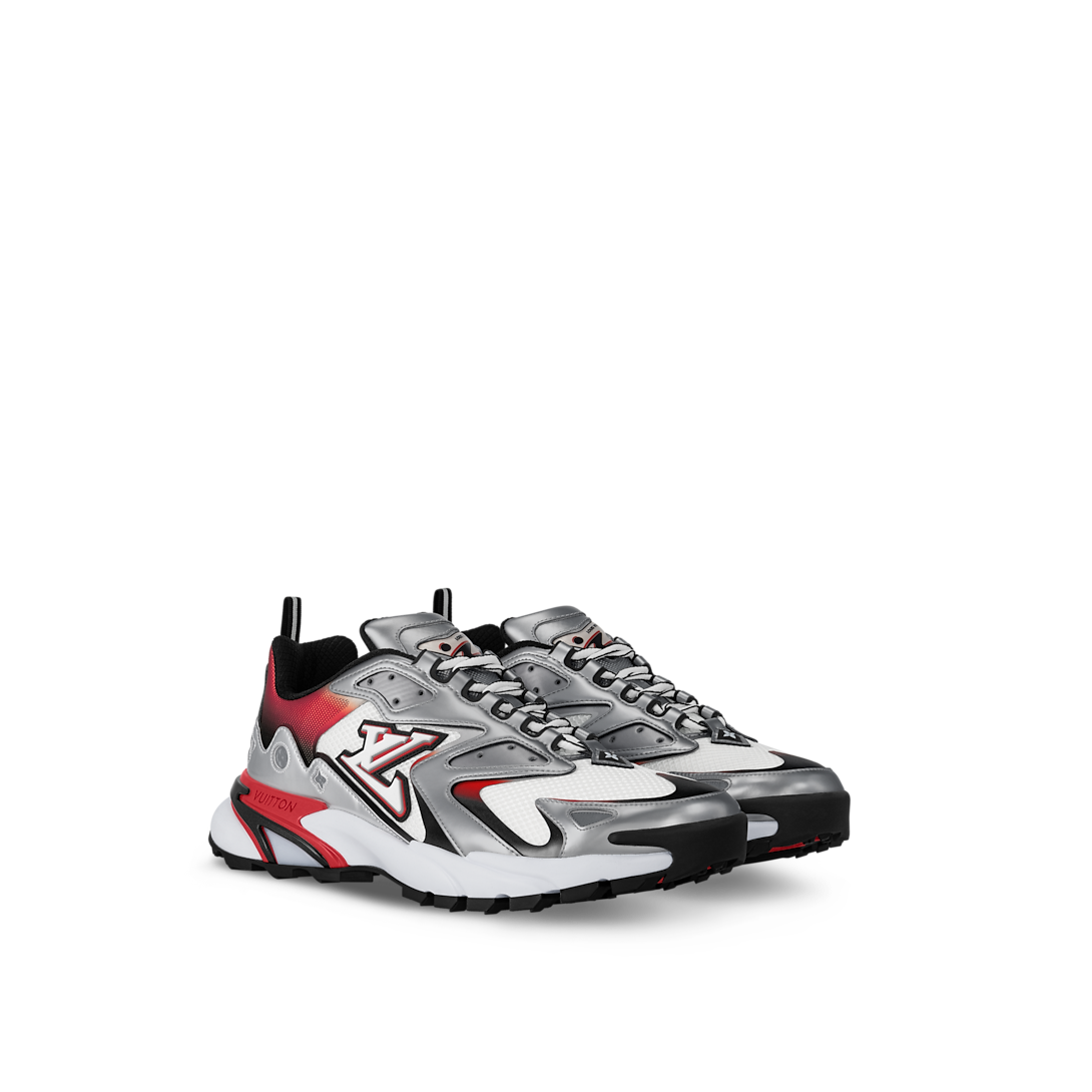 Louis Vuitton LV Runner Tatic Rouge Mesh Vernis Métallisé Dégradé