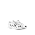 Louis Vuitton LV Trainer Blanc Cuir Monogram #54