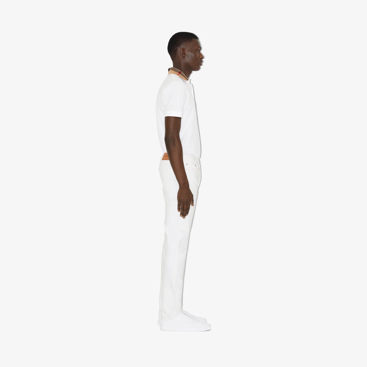 Polo burberry blanc