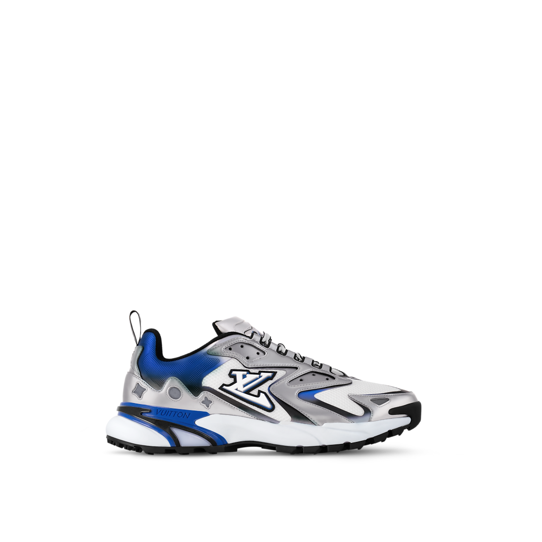 Louis Vuitton LV Runner Tatic Bleu Mesh Vernis Métallisé Dégradé