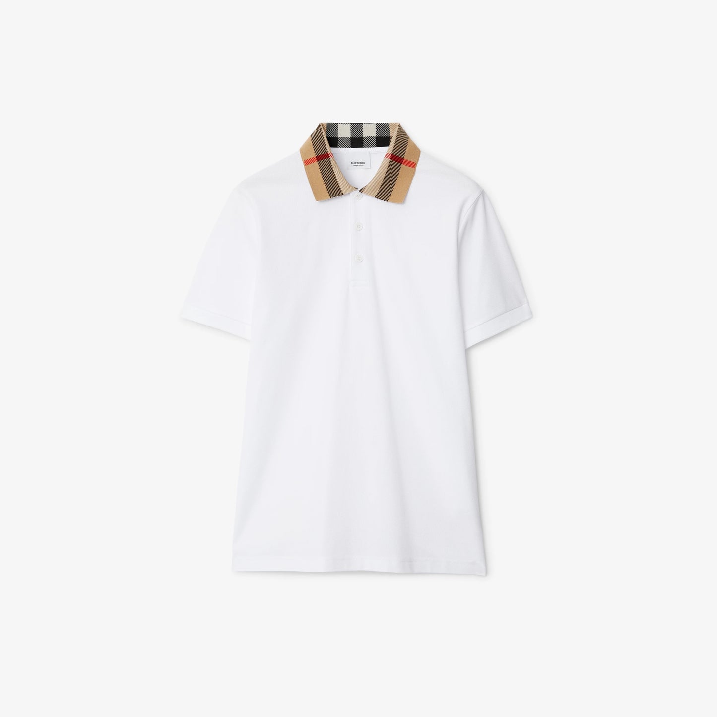 Polo burberry blanc