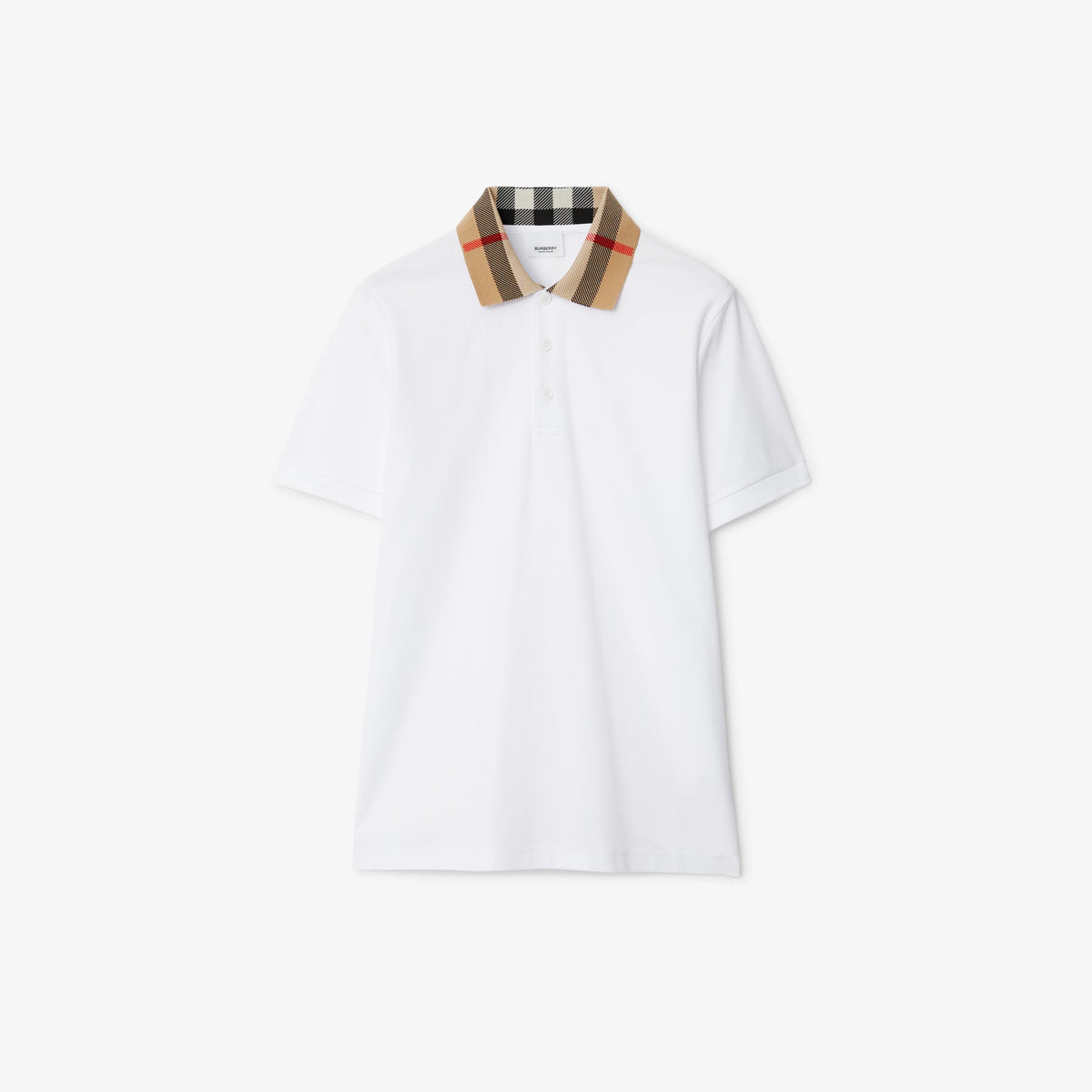 Polo burberry blanc
