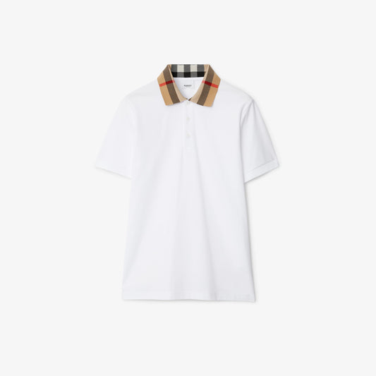 Polo burberry blanc