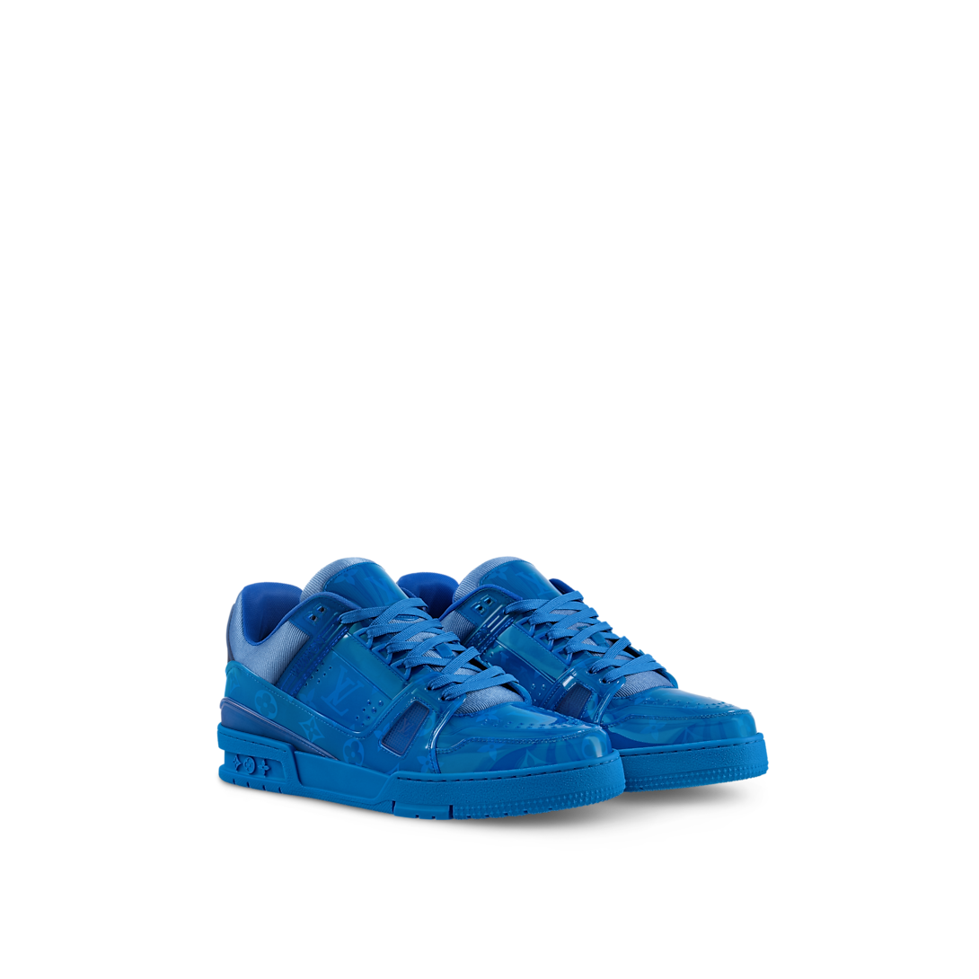 Louis Vuitton LV Trainer Bleu PVC Monogram SS25