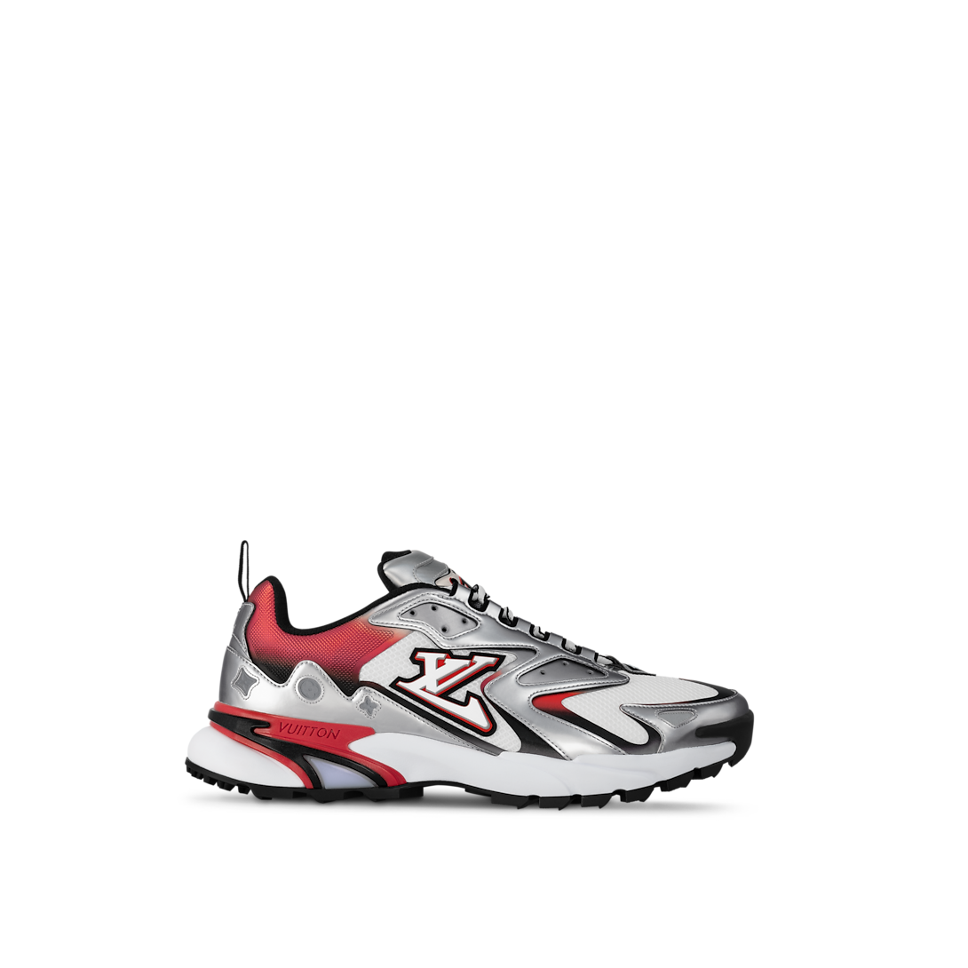 Louis Vuitton LV Runner Tatic Rouge Mesh Vernis Métallisé Dégradé