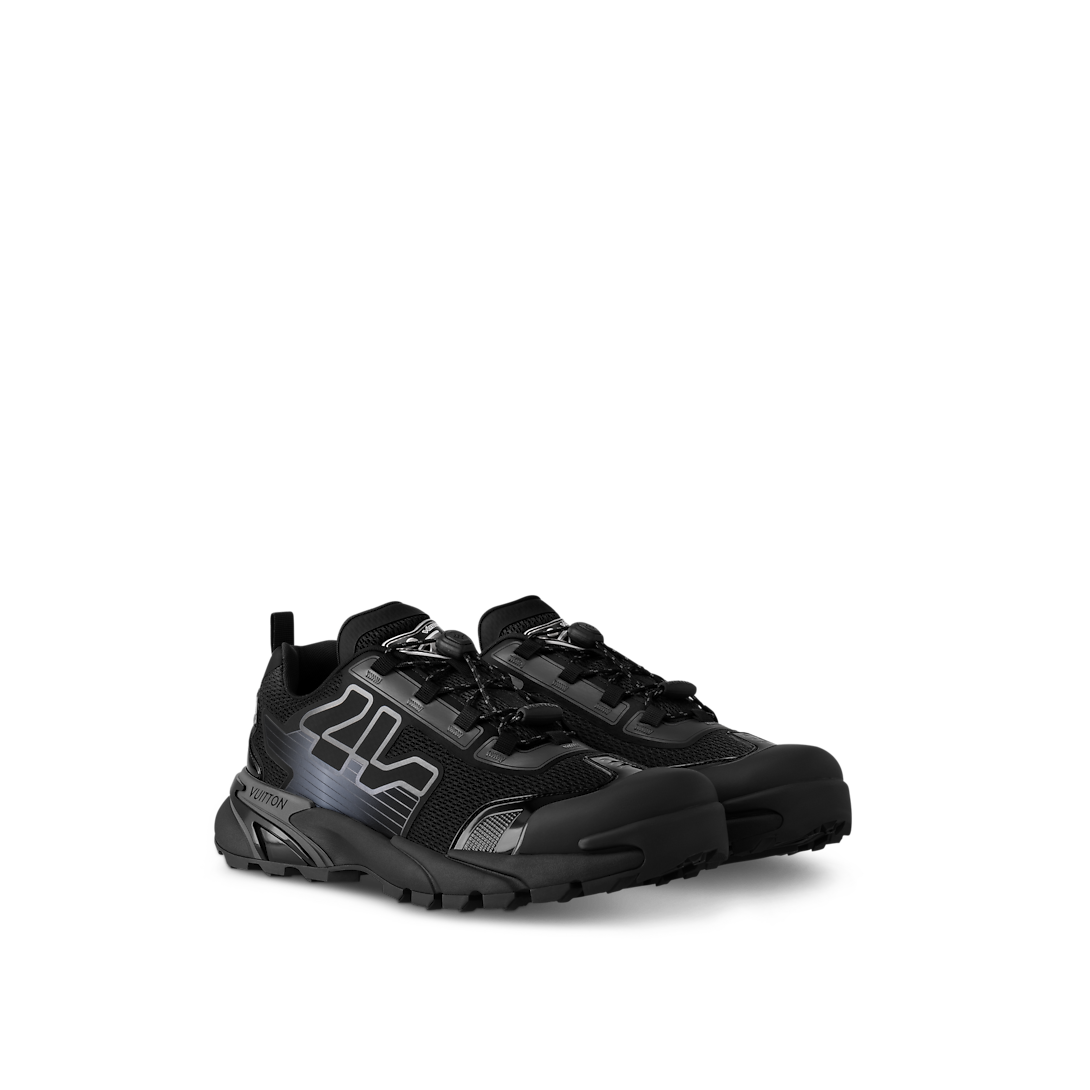 Louis Vuitton LV Runner Tatic Noir Mesh Bandes Techniques Laçage Rapide