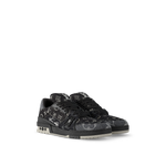 Louis Vuitton LV Trainer Noir Denim Monogram Patchwork