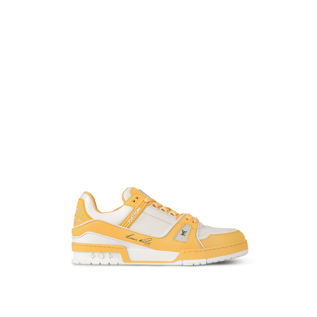 Louis Vuitton LV Trainer Jaune Nubuck & Cuir Dégradé