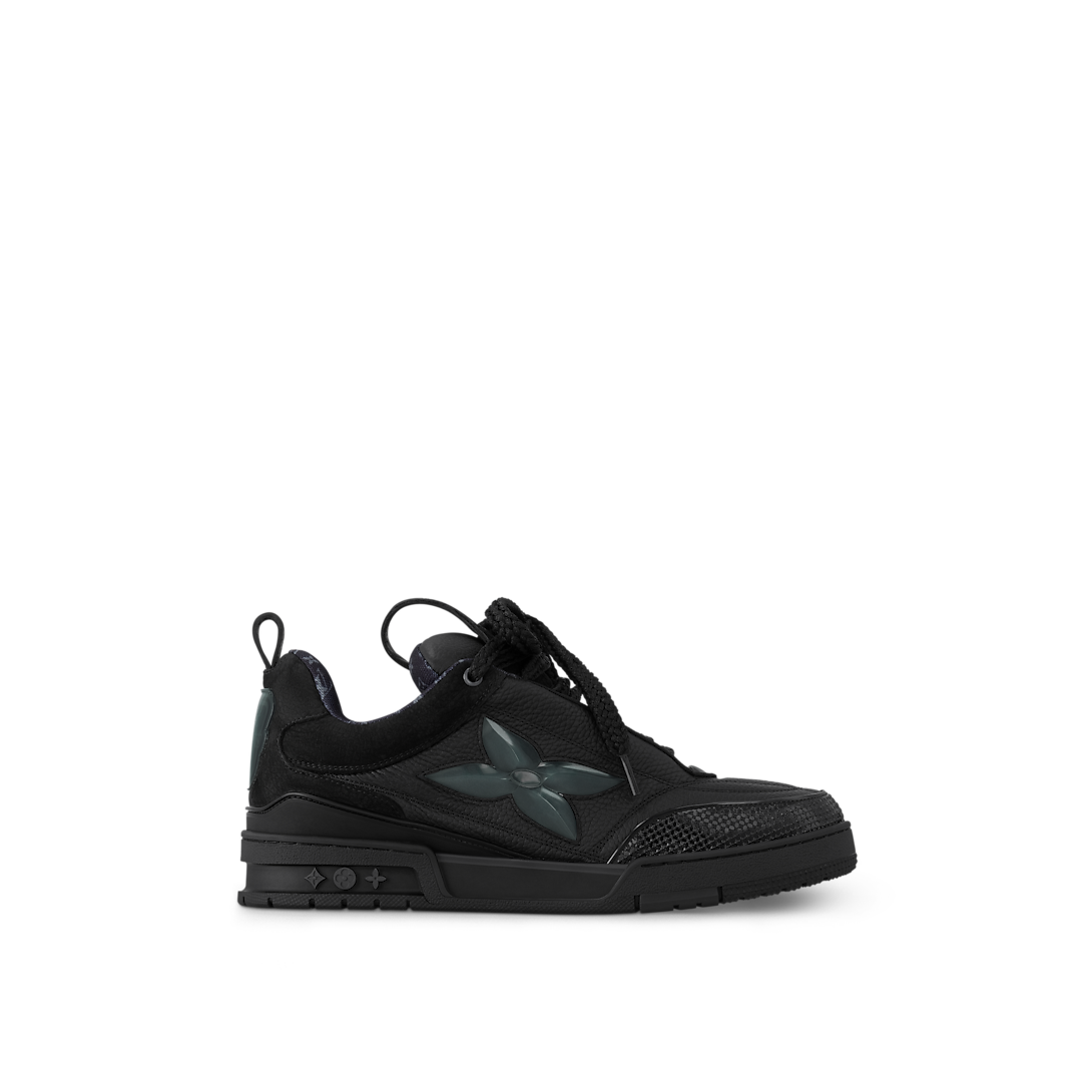 Louis Vuitton LV Skate Noir Cuir Grainé Cheville Oversize
