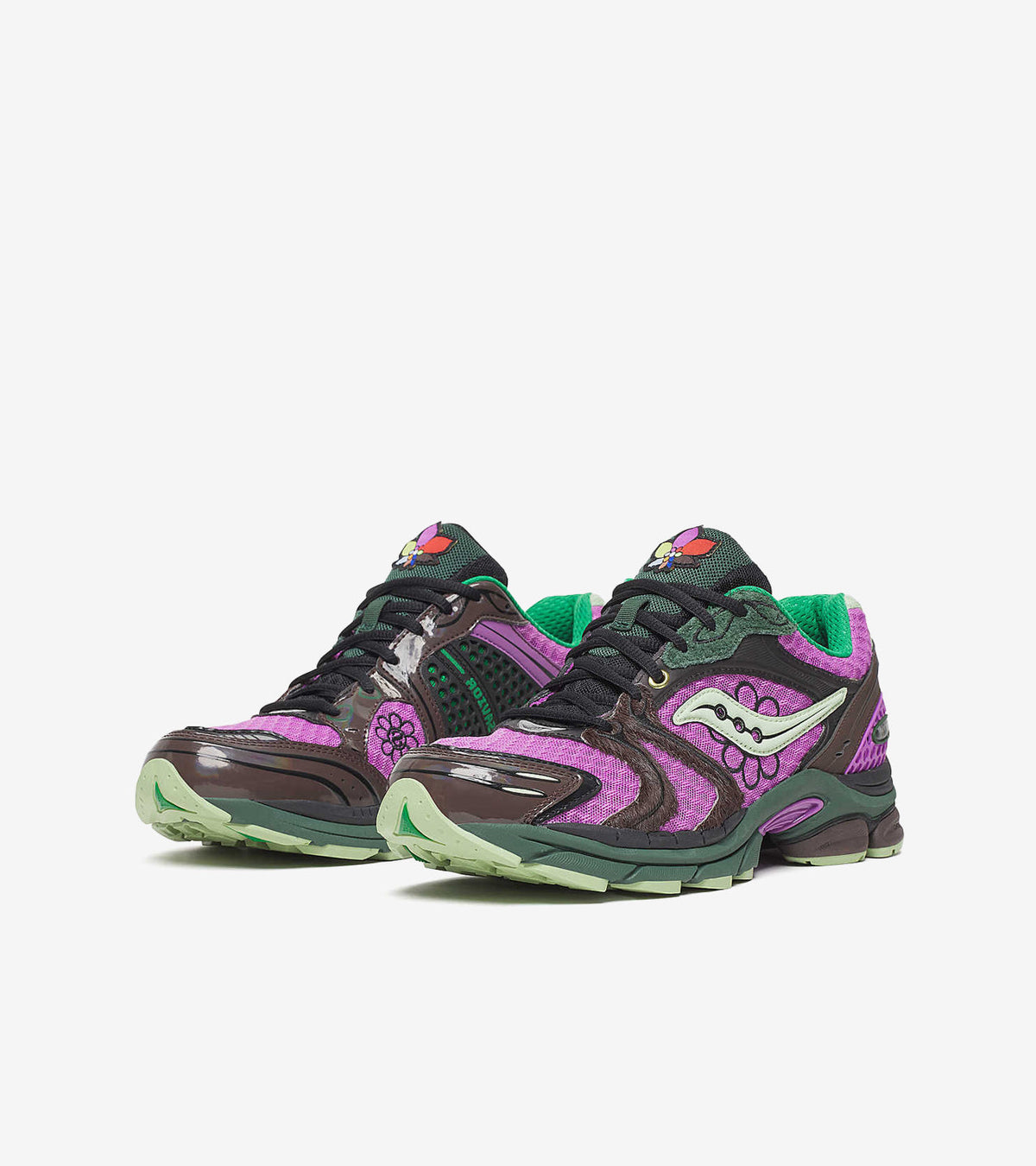 Saucony ProGrid Triumph 4 Jae Tips Flowers Grow Uptown Perilla