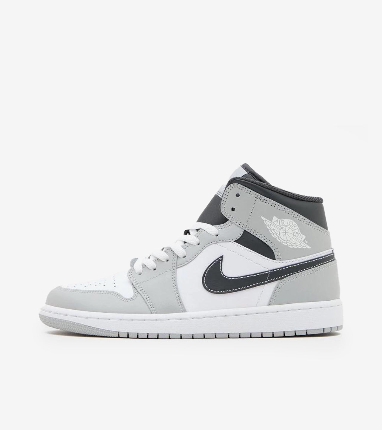 Air Jordan 1 Mid  Light Smoke Grey Anthracite