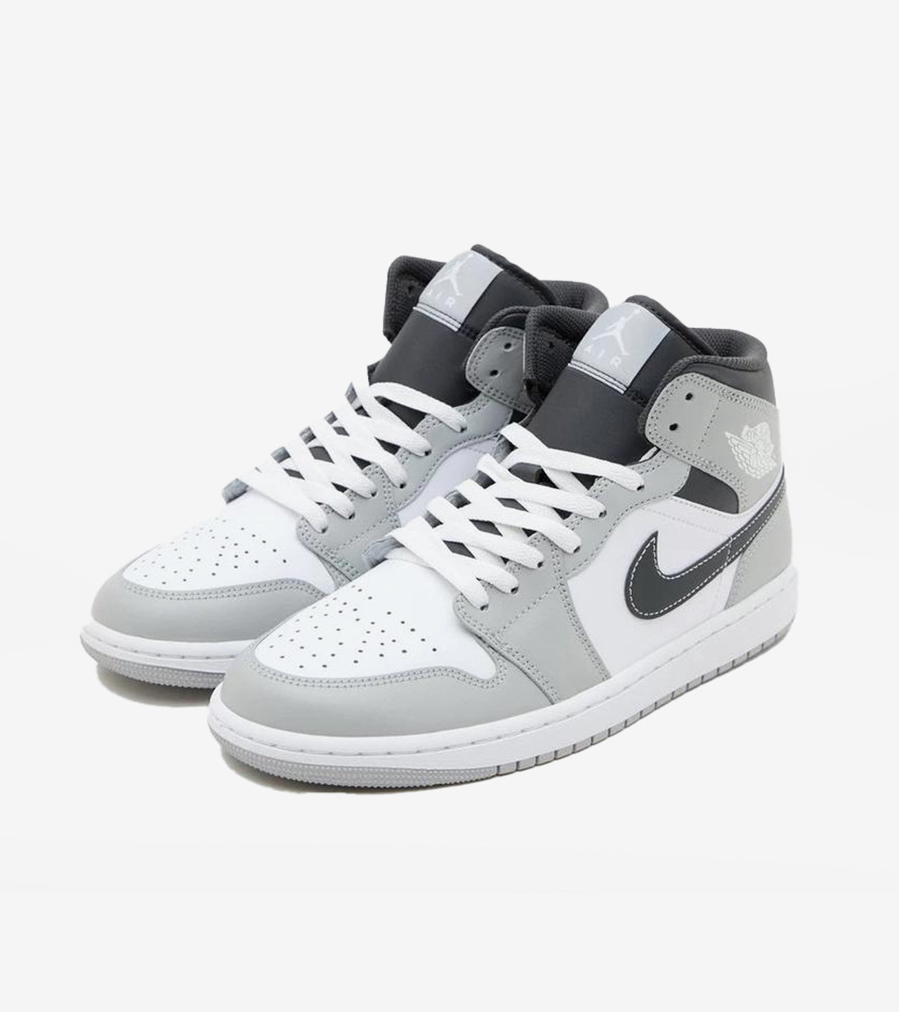 Air Jordan 1 Mid  Light Smoke Grey Anthracite