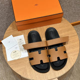 Sandales Chypre Hermès Marron
