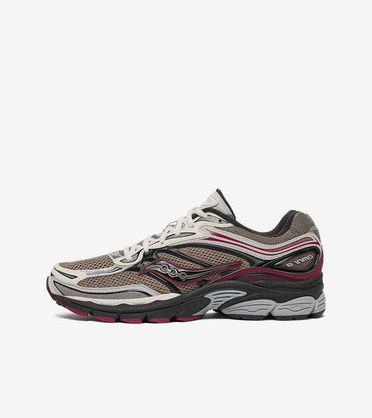 Saucony ProGrid Omni 9 Tomorrow, Meet Yesterday Pack Tan Maroon