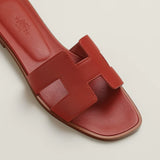 Hermès Sandales Oran - Orange brûlé