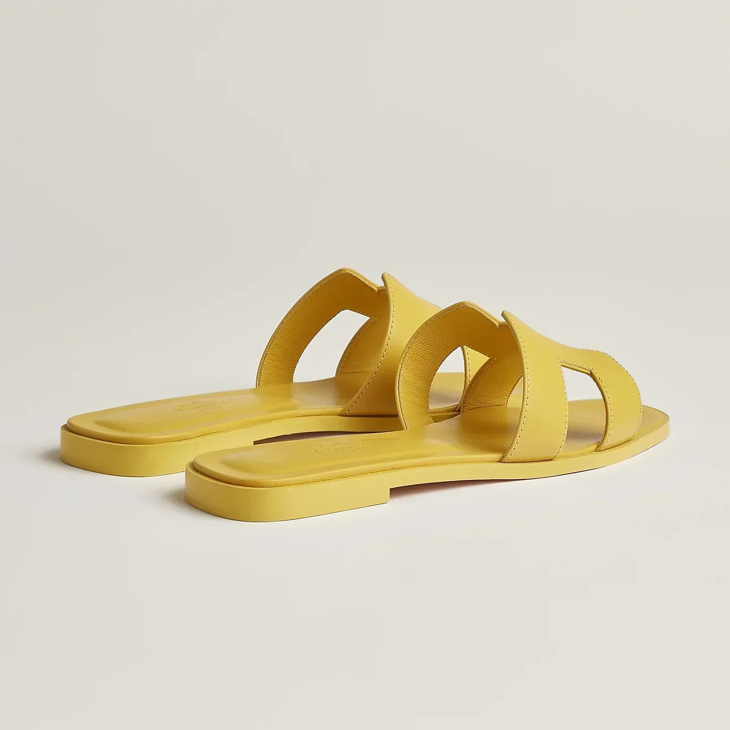 Hermès Sandales Oran - Jaune impérial
