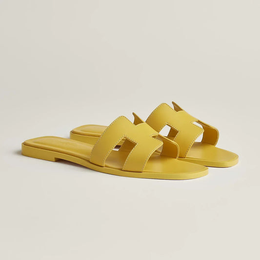 Hermès Sandales Oran - Jaune impérial
