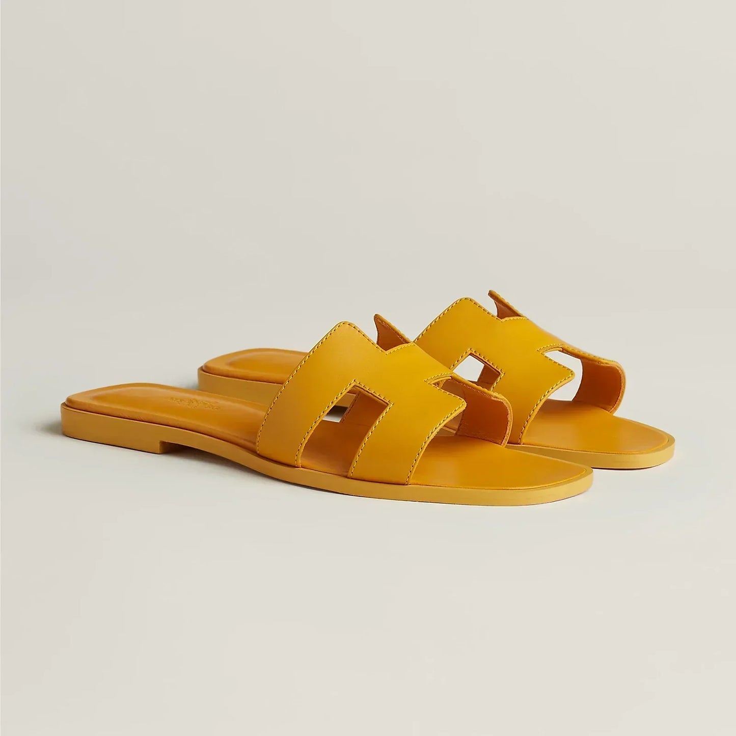 Hermès Sandales Oran - Jaune Topaze