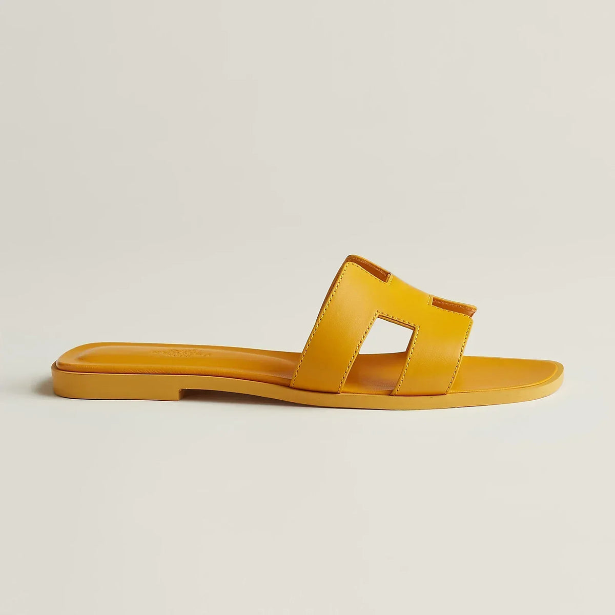 Hermès Sandales Oran - Jaune Topaze