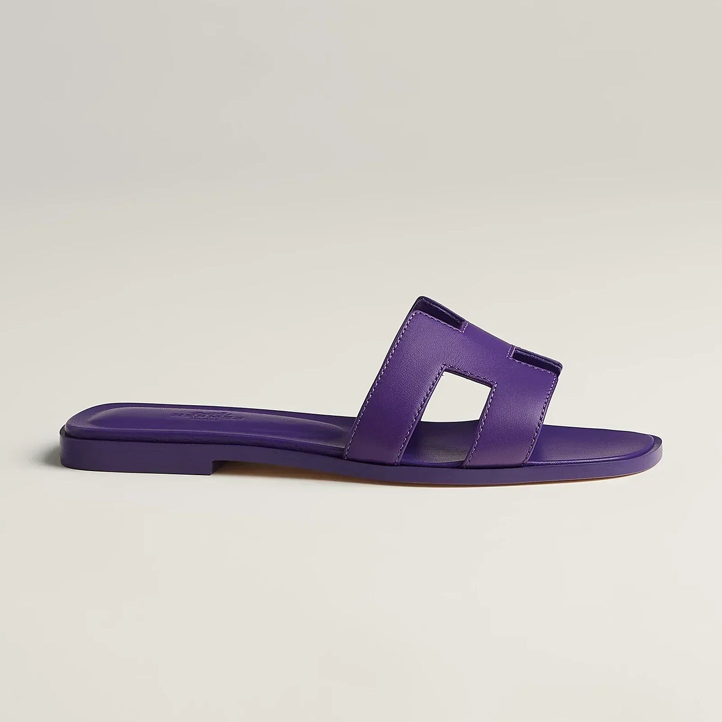 Hermès Sandales Oran - Purple Majorette