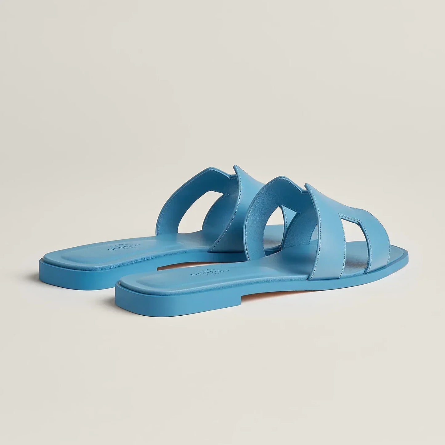 Hermès Sandales Oran - Blue Cameo