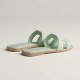 Hermès Sandales Oran - Vert Jade