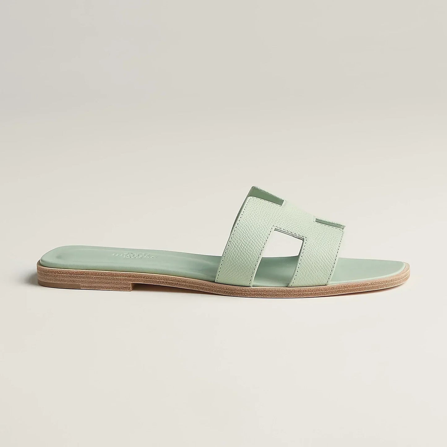 Hermès Sandales Oran - Vert Jade