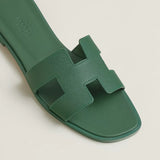 Hermès Sandales Oran - Ivy Green
