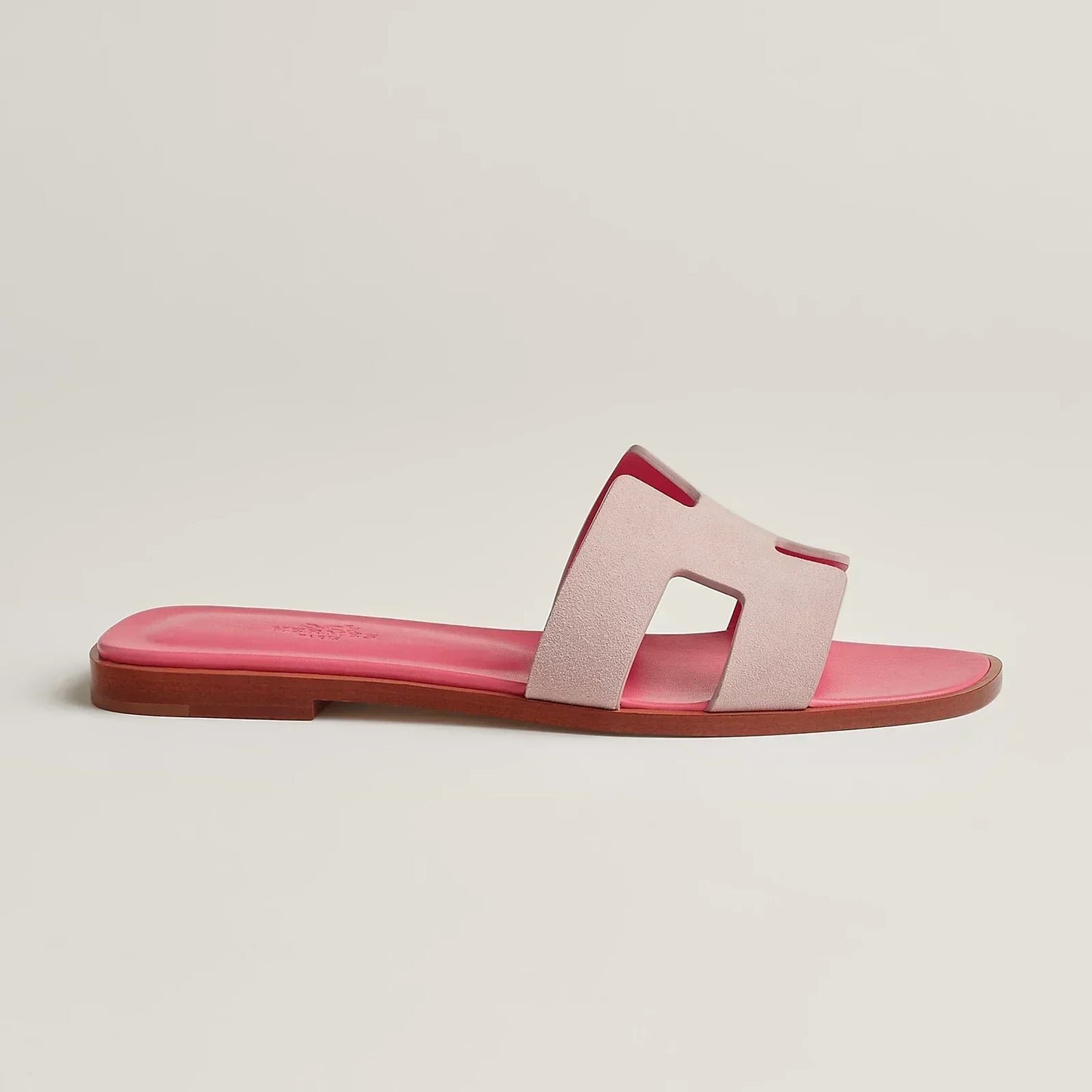 Hermès Sandales Oran - Porcelaine rose