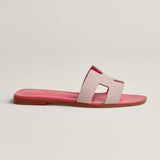 Hermès Sandales Oran - Porcelaine rose