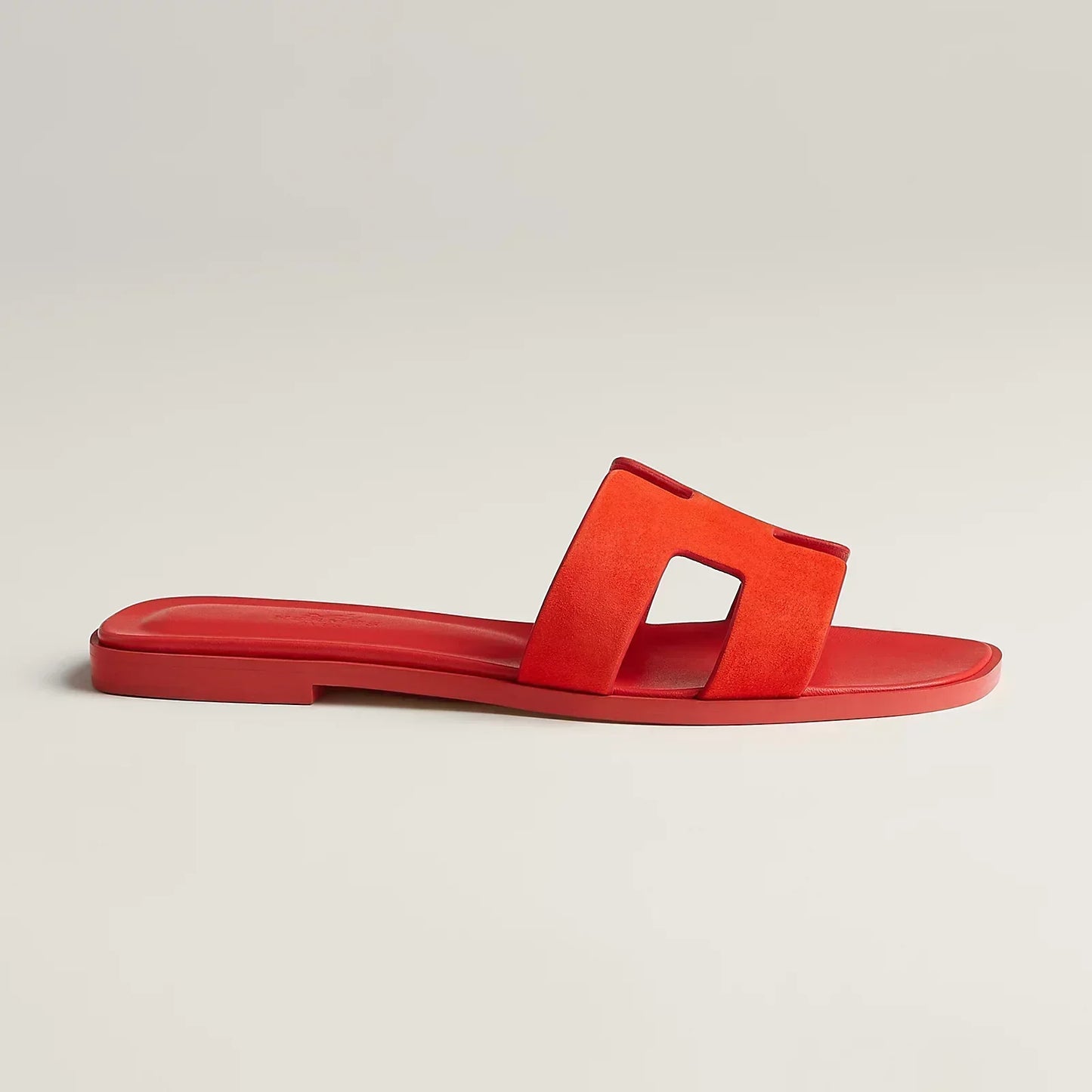 Hermès Sandales Oran - Rouge Grenadine