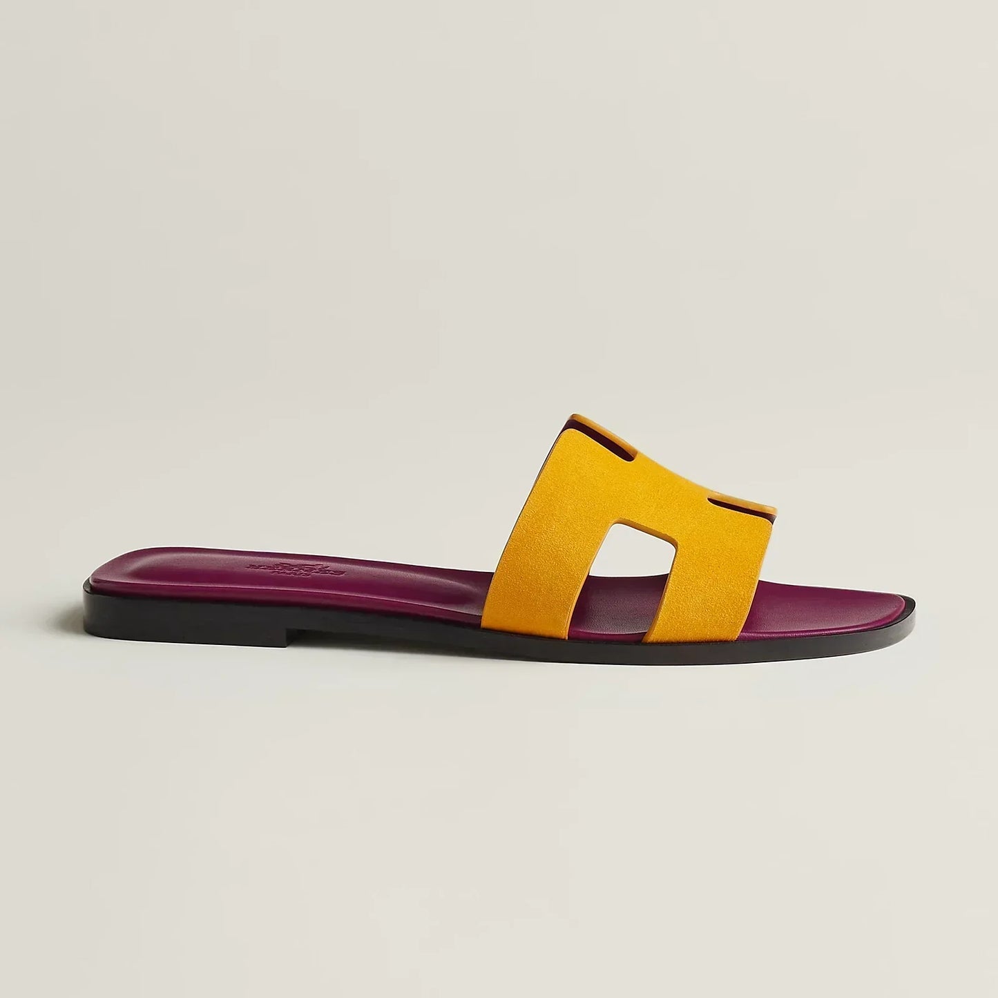Hermès Sandales Oran - Jaune Topaze