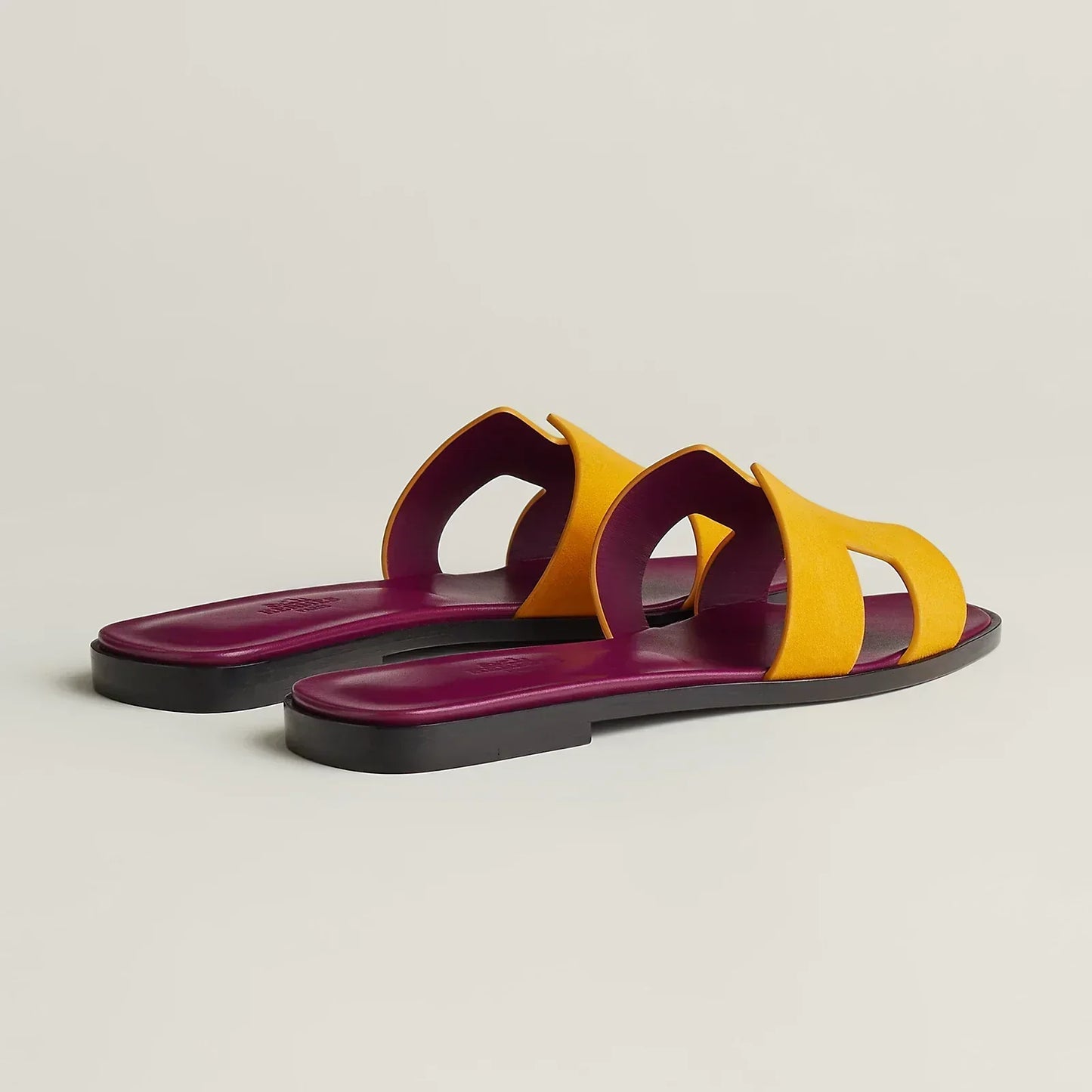 Hermès Sandales Oran - Jaune Topaze