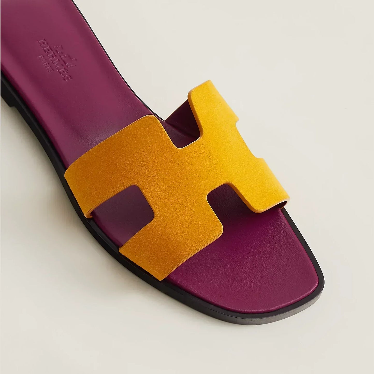 Hermès Sandales Oran - Jaune Topaze