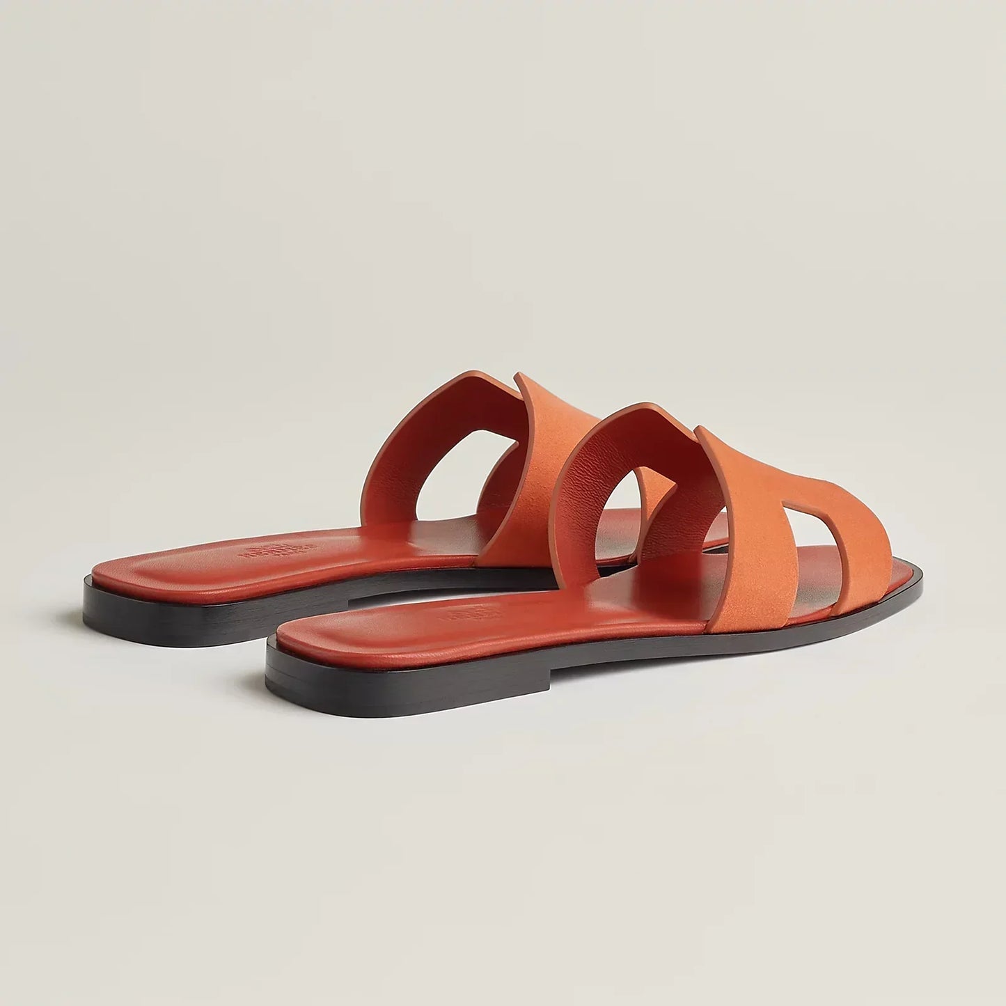 Hermès Sandales Oran - Bois de santal rose