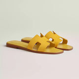 Hermès Sandales Oran - Jaune bouton d'or
