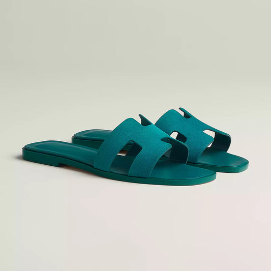 Hermès Sandales Oran - Oxford Green