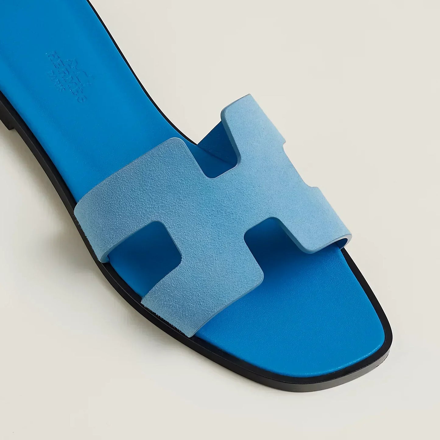 Hermès Sandales Oran - Blue Cameo